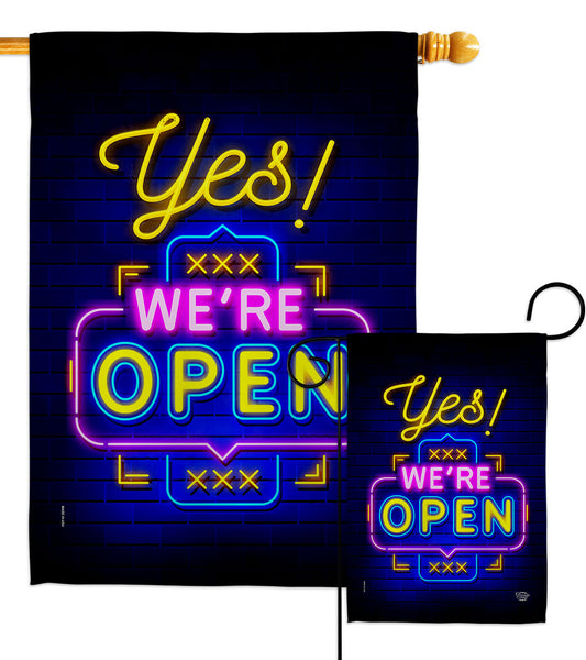 Yes We're Open 190007