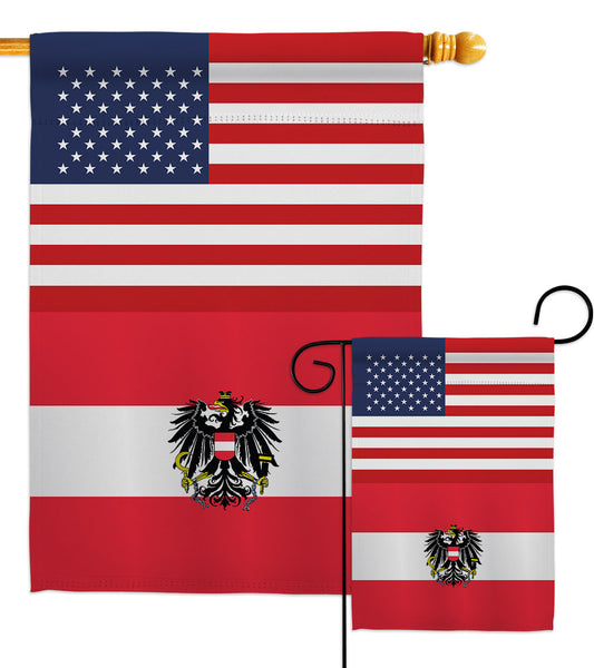 Austria w/Eagle US Friendship 140285