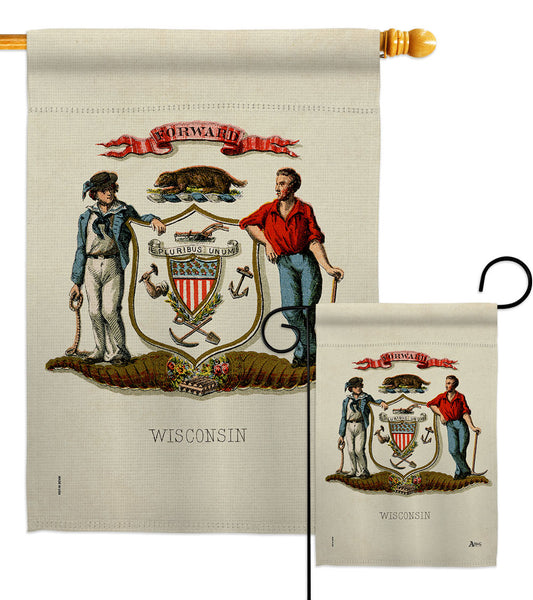 Coat of arms of Wisconsin 141255