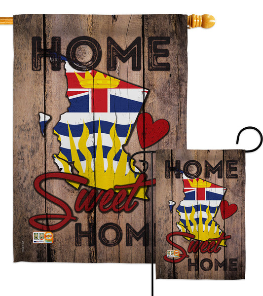 Canada Provinces British Columbia Home Sweet Home 191178