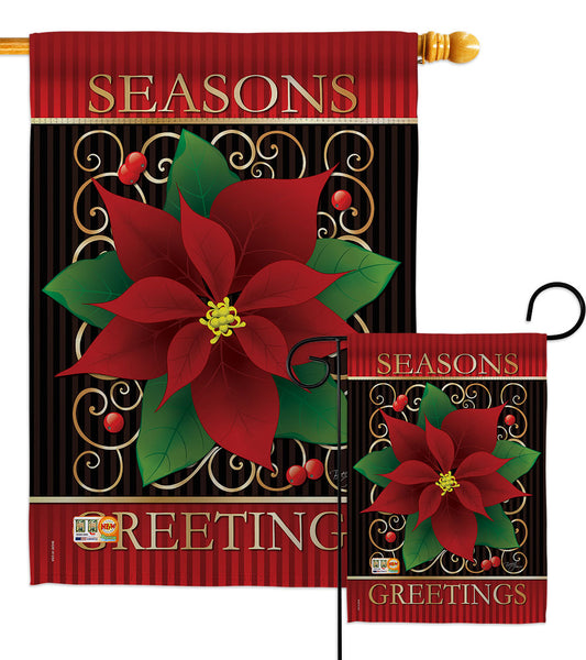 Seasons Greetings Poinsettia 114082