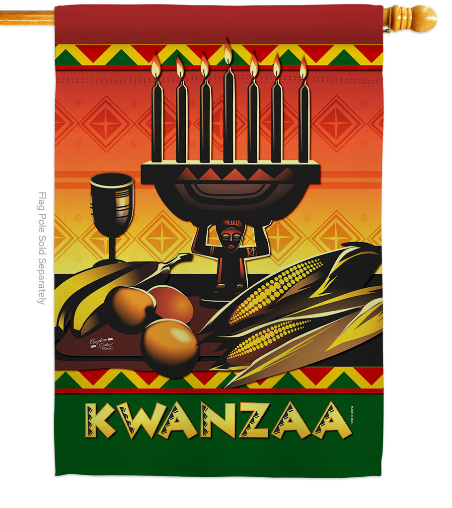 Celebrate Kwanzaa 137336 Two Group Flag Co.