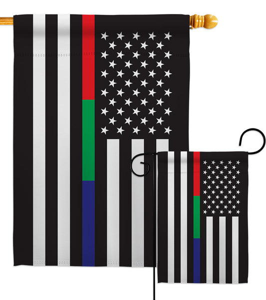 US Thin Blue Green Red Line 140923